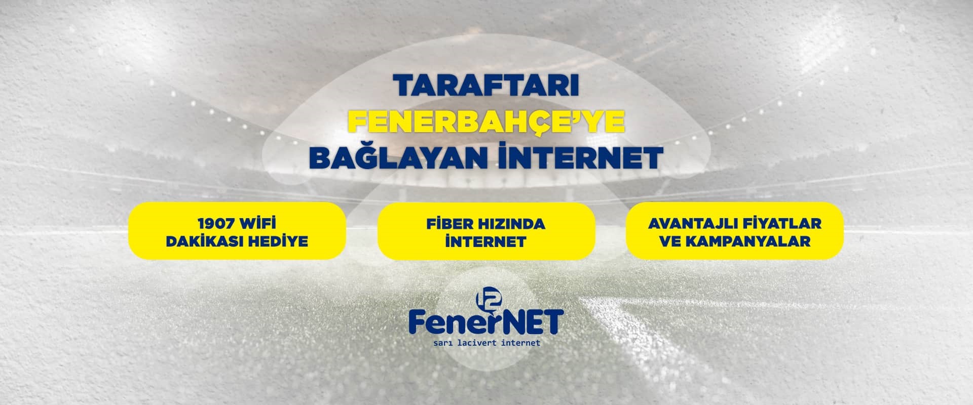 Sarı Lacivert İnternet Fenernet